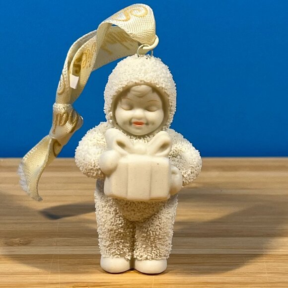 Department 56 Snowbabies Ornament "My Gift to You" #68909 w/Box Retired Vintage - Picture 1 of 14